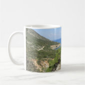 Naturfotografie Mediterranes Gebirge & Meer Kaffeetasse (Links)