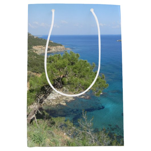 Naturfotografie Mediterranes Gebirge & Meer Mittlere Geschenktüte (Vorderseite)