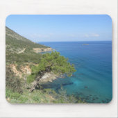 Naturfotografie Mediterranes Gebirge & Meer Mousepad (Vorne)
