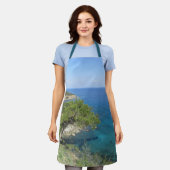 Naturfotografie Mediterranes Gebirge & Meer Schürze (Getragen)