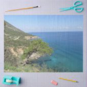 Naturfotografie Mediterranes Gebirge & Meer Seidenpapier (Basteln)