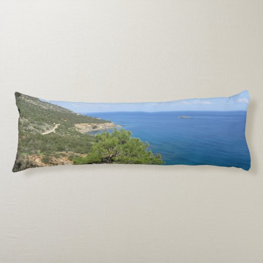 Naturfotografie Mediterranes Gebirge & Meer Seitenschläferkissen (Vorderseite)