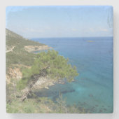 Naturfotografie Mediterranes Gebirge & Meer Steinuntersetzer (Vorderseite)