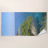 Naturfotografie Mediterranes Gebirge & Meer Strandtuch (Vorderseite)