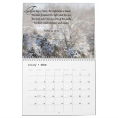 Naturfotografie mit Inspirationsschrift Kalender (Jan 2026)