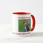 Naturfotografie Pileated Woodpecker Vogelbeobachte Tasse (VorderseiteRechts)