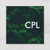 Naturfotografie Quadratische Visitenkarte (Vorderseite)