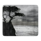 Naturfotografie Schwarz-Weiß Schneidebrett (Vorderseite)