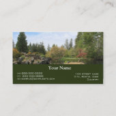 Naturfotografie Visitenkarte (Rückseite)