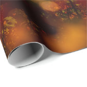 Naturfotografie von grünen Bäumen mit Blick auf de Geschenkpapier (Rolleneckpunkt)