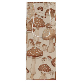 Naturfreude: Pilzwerk Geschenktüte Für Weinflaschen