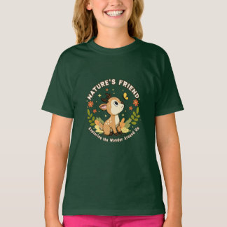 Naturfreund Süßes Rehkitz Waldtier T-Shirt