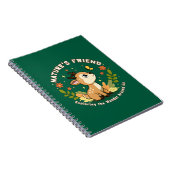 Naturfreundliches süßes Reh Waldtier Notizblock (Rechte Seite)