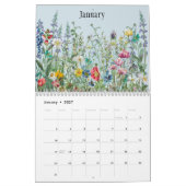 Naturgarten 2027 Wandkalender 12 Monate (Jan 2027)