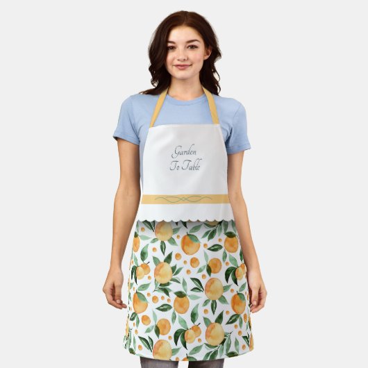 Naturgarten bis zur Schürze der Zitrusfrüchte (Getragen)