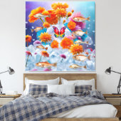 Naturgarten Leinwanddruck (Insitu (Schlafzimmer))