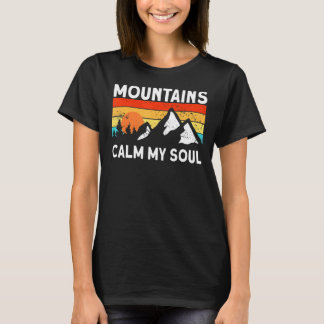 Naturgebirge Ruhe mein Soul Bergwanderung T-Shirt