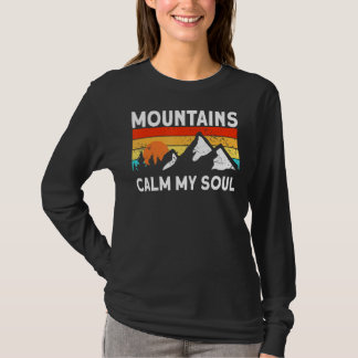 Naturgebirge Ruhe mein Soul Bergwanderung T-Shirt