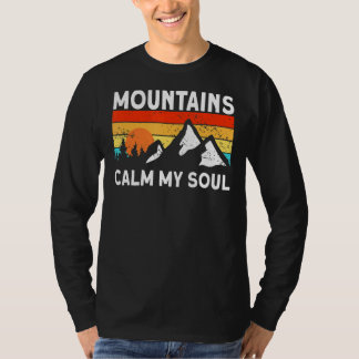 Naturgebirge Ruhe mein Soul Bergwanderung T-Shirt