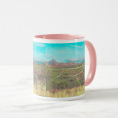 Naturgebirge Südafrika Gebiete Tasse (VorderseiteRechts)
