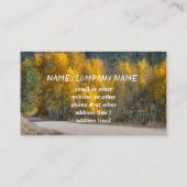 Naturgebirgslandschaft Visitenkarte (Rückseite)