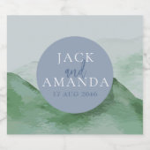 Naturgebirgspalast Weinflaschen Etikett & Aufklebe (Einzelnes Label)