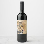 naturgemäß Inspiriert Weinetikett (Vorderseite)