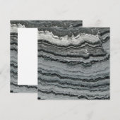 Naturgemein Schwarz-weißer Spitzenmarmor (Vorne/Hinten)