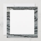 Naturgemein Schwarz-weißer Spitzenmarmor (Rückseite)