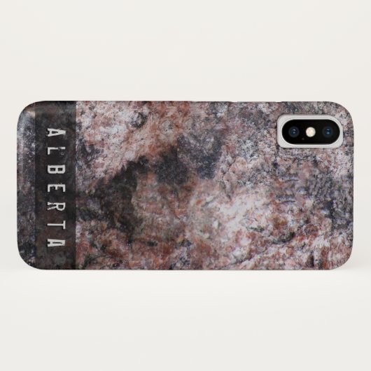 Naturgeologie Pinkish Rock Texture Individuelle Na Case-Mate iPhone Hülle (Rückseite (Horizontal))