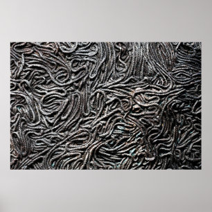 Naturgeometrischer Fluss Poster