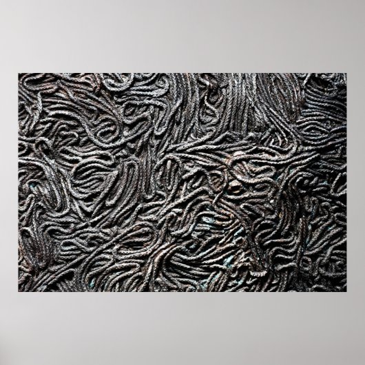 Naturgeometrischer Fluss Poster (Vorne)