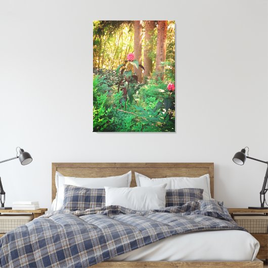Naturgeschenke, gearbeitete Leinwand (Insitu (Schlafzimmer))