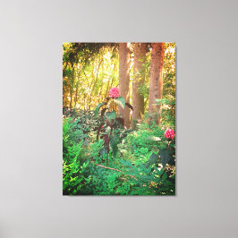 Naturgeschenke, gearbeitete Leinwand