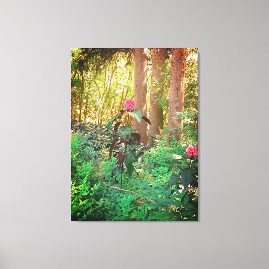 Naturgeschenke, gearbeitete Leinwand (Vorderseite)