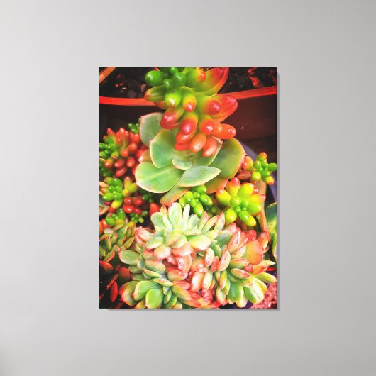 Naturgeschenke, gearbeitete Leinwand (Vorderseite)