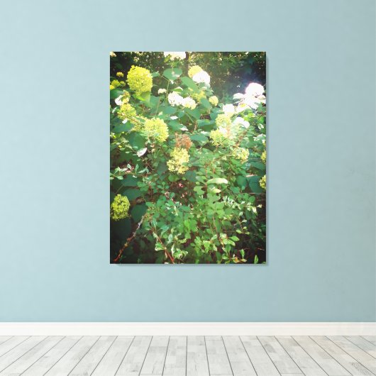 Naturgeschenke, gearbeitete Leinwand (Insitu (Holzboden))