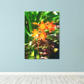 Naturgeschenke, gearbeitete Leinwand (Insitu (Holzboden))