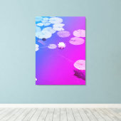 Naturgeschenke, gearbeitete Leinwand (Insitu (Holzboden))