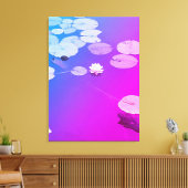 Naturgeschenke, gearbeitete Leinwand (Insitu (Wohnzimmer))