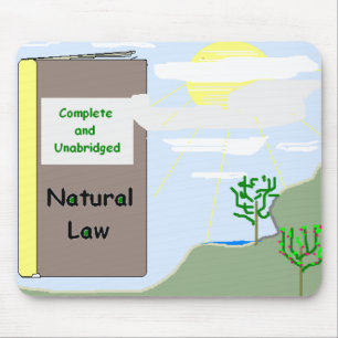Naturgesetz Mousepad
