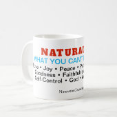 Naturgesetz-Tasse Kaffeetasse (Vorderseite Links)