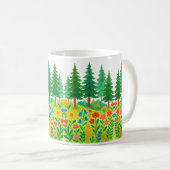 naturgetreu Von Wäldern in der Stille bis zur Blüt Kaffeetasse (VorderseiteRechts)