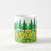 naturgetreu Von Wäldern in der Stille bis zur Blüt Kaffeetasse (Mittel)