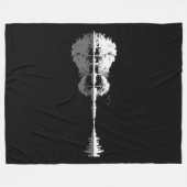 Naturgitarre Fleecedecke (Vorderseite (Horizontal))