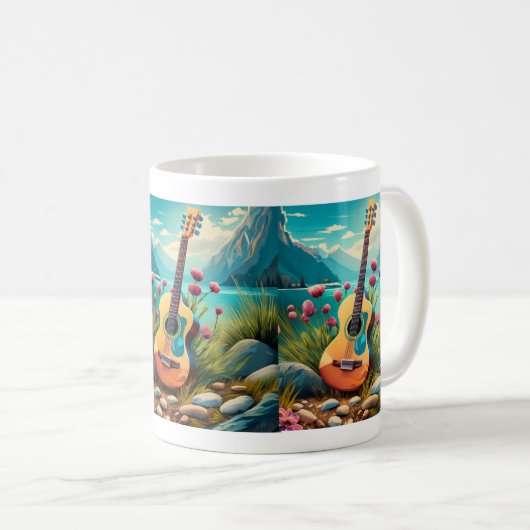 Naturgitarre Kaffeetasse (VorderseiteRechts)