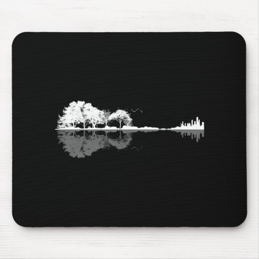 Naturgitarre Mousepad (Vorne)