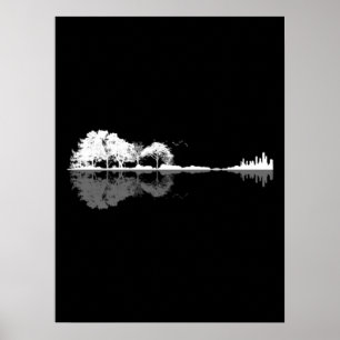 Naturgitarre Poster
