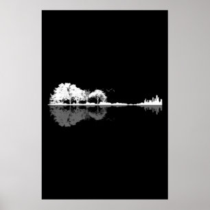 Naturgitarre Poster