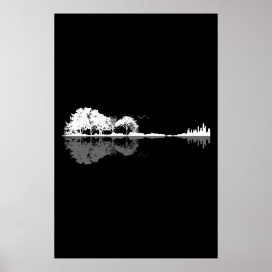 Naturgitarre Poster (Vorne)